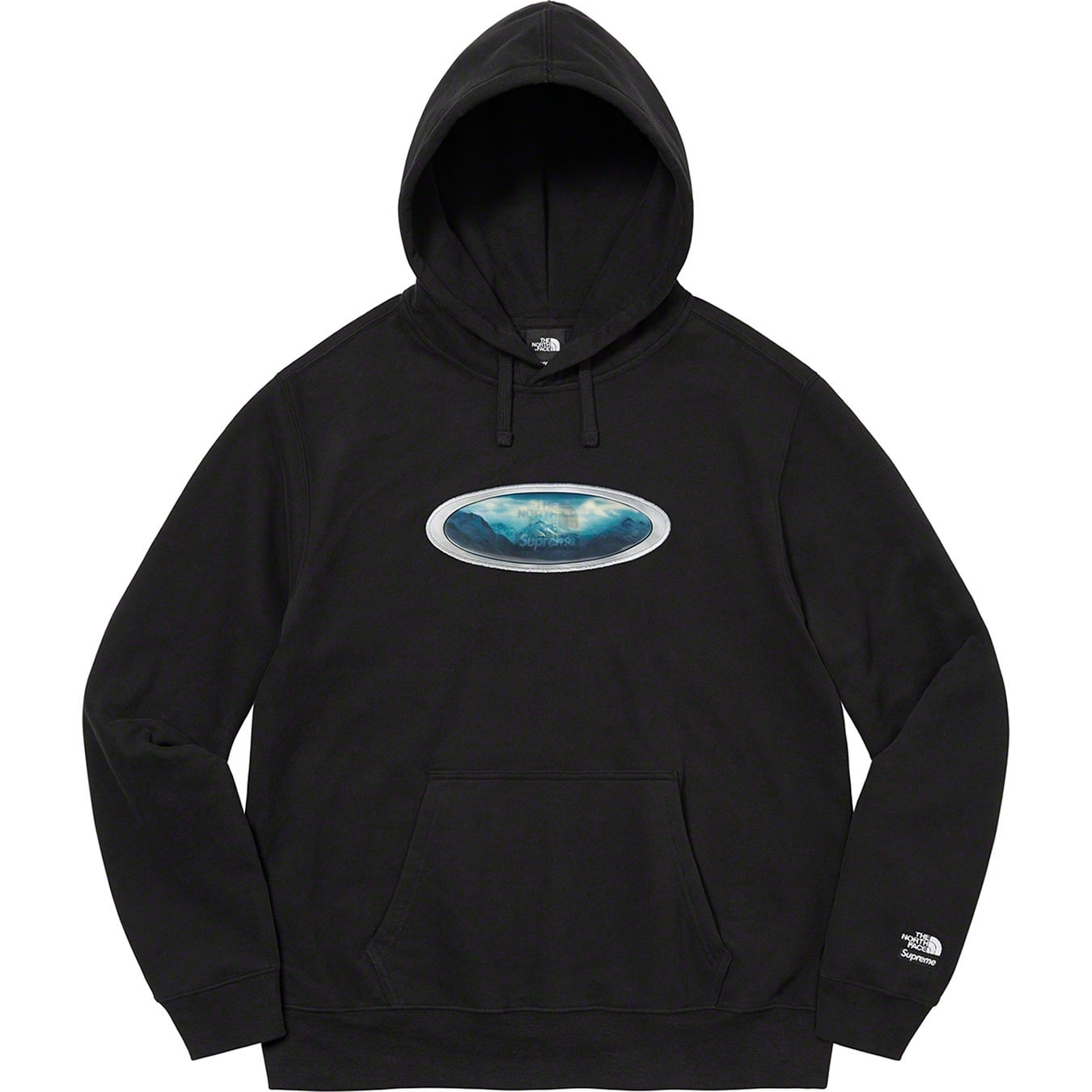 Supreme®/The North Face® Lenticular Mountains Hooded Sweatshirt view 2